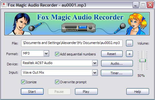 Fox Magic Audio RecorderءFox Magic Audio Recorder(Ƶ¼ƹ) V1.0 ٷʽ