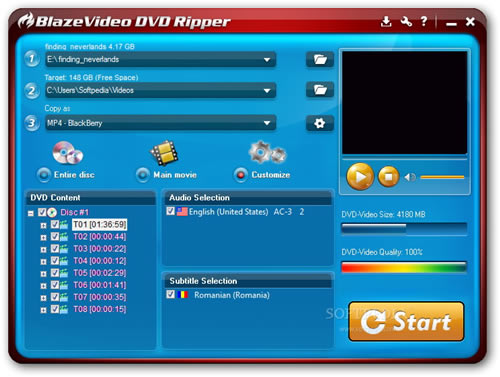 BlazeVideo DVD RipperdBlazeVideo DVD Ripper(DVD䛹) v2.0.4.8 ٷʽ