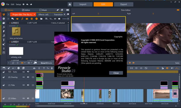 Pinnacle Studio 23ر桿Pinnacle Studioİ v23.2.1.297 ɫر