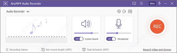 AnyMP4 Audio RecorderdAnyMP4 Audio Recorder(lܛ) v1.0.6 M(fi)