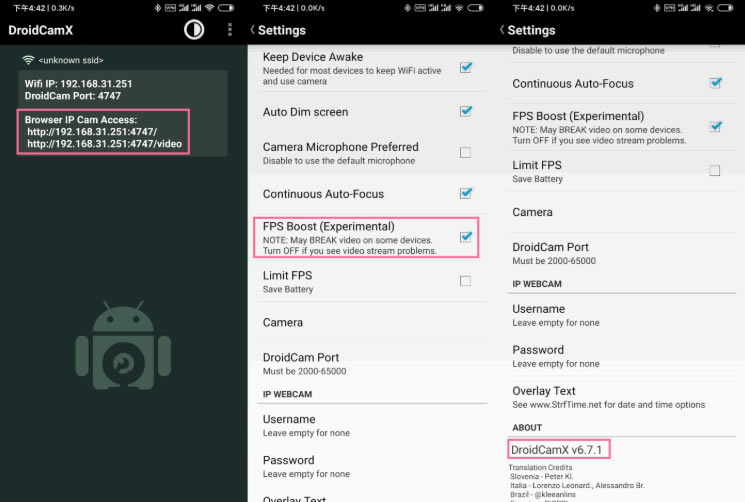 DroidCamXXdDroidCamXٷ v6.7.1 M