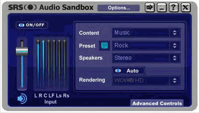 SRS Audio Sandboxرͼ