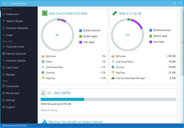 jv16 PowerTools(ϵͳŻ)ءjv16 PowerTools(ϵͳŻ) v7.3.0.1370 ʽ