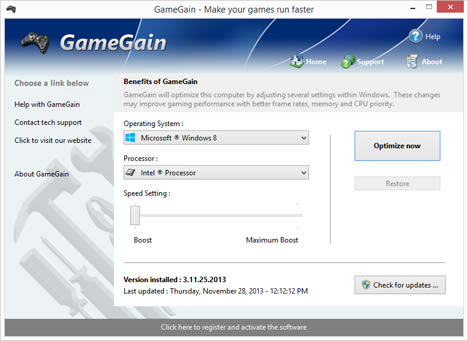 GameGainءGameGain° v4.11.23.2020 ر