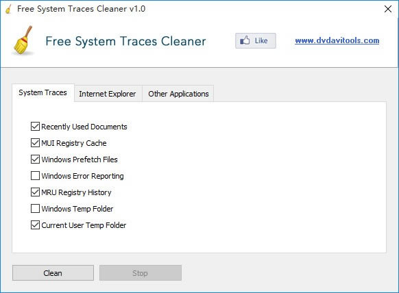 Free System Traces CleanerءFree System Traces Cleaner(ϵͳۼ) v1.0 ٷʽ