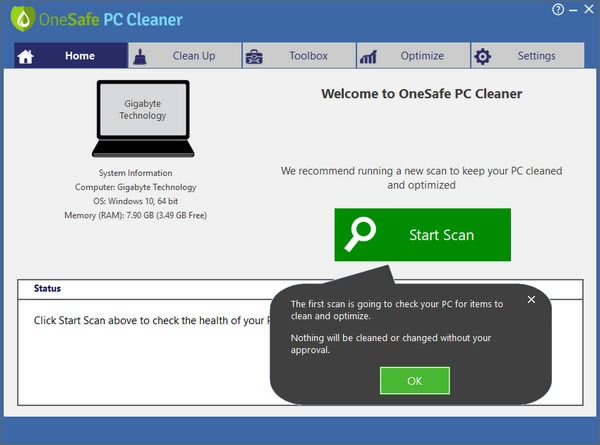 OneSafe PC Cleaner ProرءOneSafe PC Cleaner Pro(ϵͳ) v7.2.0.5 Ѱ