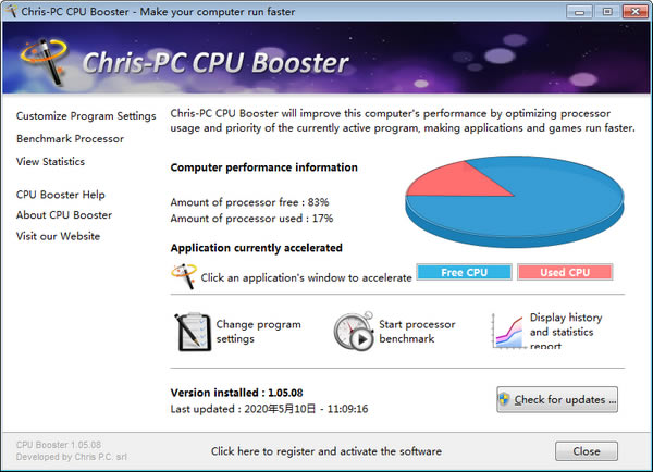 Chris-PC CPU BoosterѰءChris-PC CPU Booster(CPUŻ) v1.06.18 Ѱ