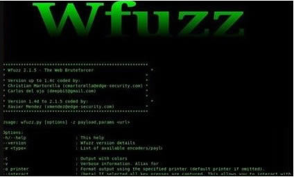 WfuzzرءWfuzz v2.4.2 ٷʽ