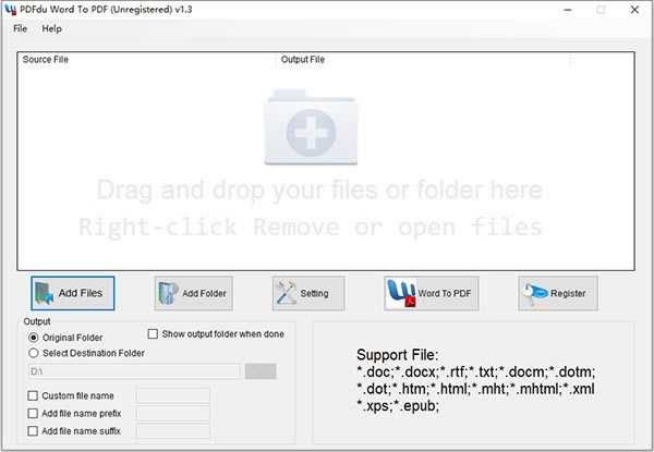 PDFdu Word To PDF ConverterءPDFdu Word To PDF Converter(WordתPDF) v1.3 ٷʽ