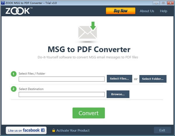 ZOOK MSG to PDF ConverterءZOOK MSG to PDF Converter(MSGתPDFת) v3.0 ٷʽ