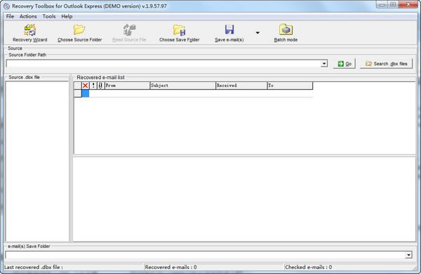 dbxļ޸ءRecovery Toolbox for Outlook Express v1.9.57.97 ٷʽ