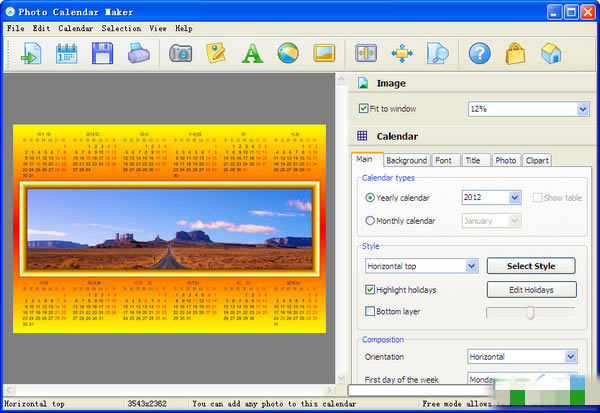 Photo Calendar MakerءPhoto Calendar Maker V2.65 ʽ