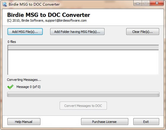 MSGתDOCתءBirdie MSG to DOC Converter(MSGתDOCת) v2.1 ٷʽ