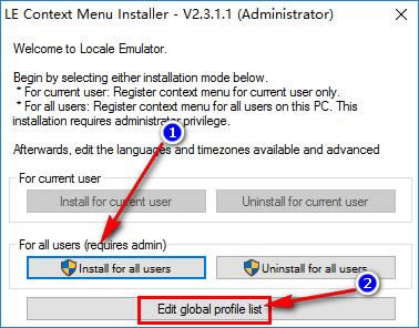 Locale Emulator؄e桿Locale EmulatorMd(Αya) v2.4.0.0 °-_