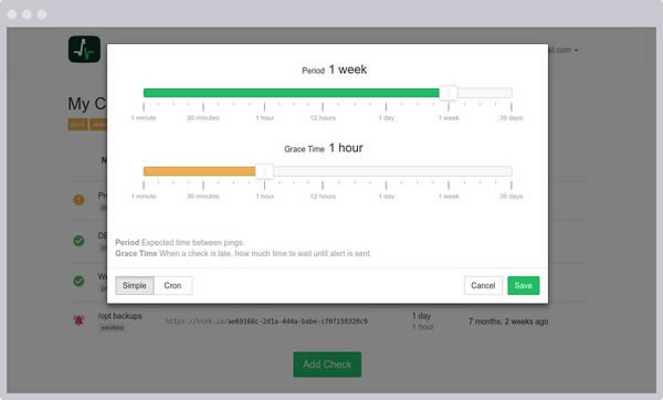 Healthchecks-cronҵط-Healthchecks v1.19.0ٷʽ