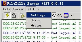 FileZilla Serverͼ