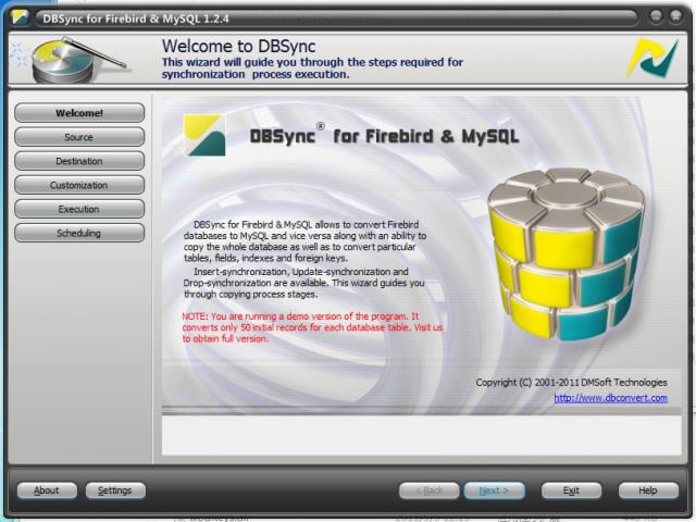 DBSync for Firebird and MySQL-DBSync for Firebird and MySQLd v1.2.4ٷʽ