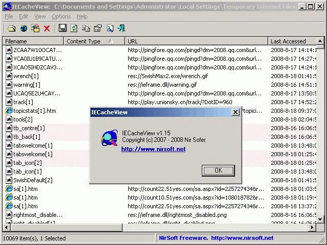 IECacheViewer-IE湤-IECacheViewerd v1.54Gɫ