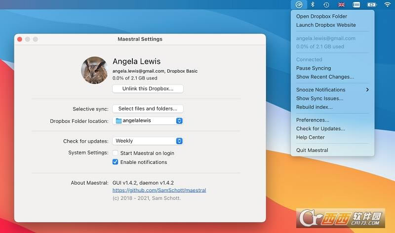Maestral-_ԴDropbox͑-Maestrald v1.5.2 Mac