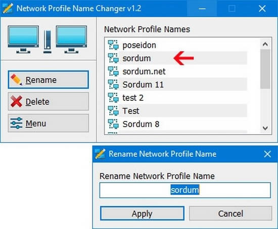 Network Profile Name Changer-W(wng)j(lu)޸Ĺ-Network Profile Name Changerd v1.2ٷʽ