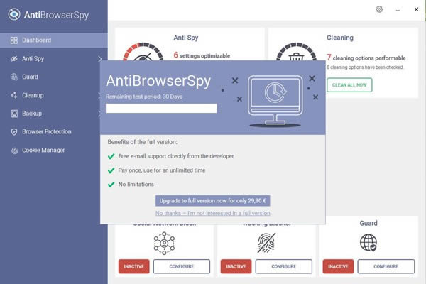 Abelssoft AntiBrowserSpy-g[[˽o(h)-Abelssoft AntiBrowserSpyd v4.08.28417ٷʽ