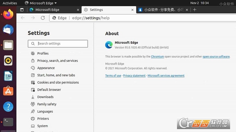 Microsoft Edge for Linux-Microsoft Edge for Linuxd v95.0.1020.38 Gɫ