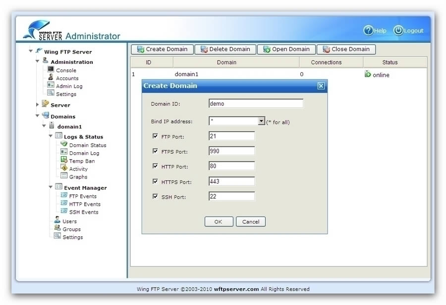 Wing FTP Server-FTP(w)ς-Wing FTP Serverd v6.4.5ٷʽ