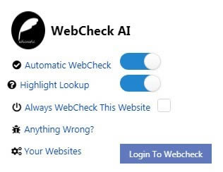 WebCheck AI Chrome-WebCheck AI Chromed v1.3.5ٷʽٷʽ