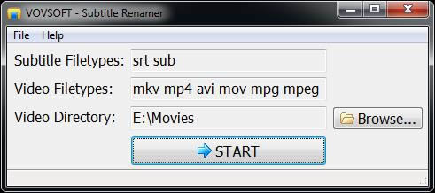 Vovsoft Subtitle Renamer-Ļļ-Vovsoft Subtitle Renamer v1.5ٷʽ