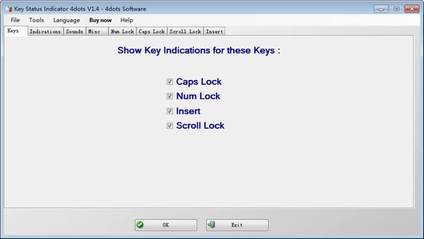 Key Status Inidicator 4dots-̹-Key Status Inidicator 4dots v1.4ٷʽ
