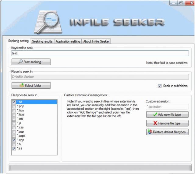 InFile Seeker-ļҹ-InFile Seeker v1.7.0.170ٷʽ
