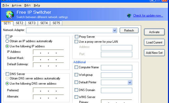 Free IP Switcher-Free IP Switcher v2.5 Build 20131129 ɫ