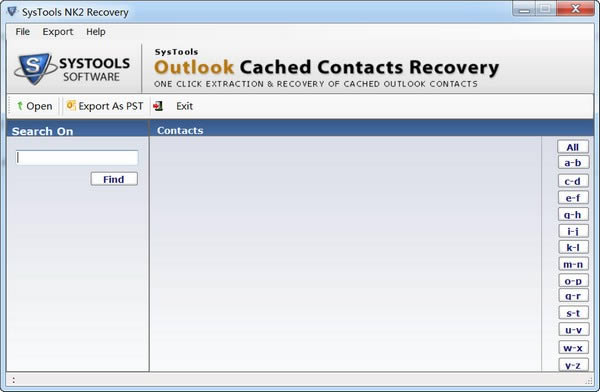 SysTools Outlook Cached Contacts Recovery-]̎-SysTools Outlook Cached Contacts Recoveryd v1.0ٷʽ