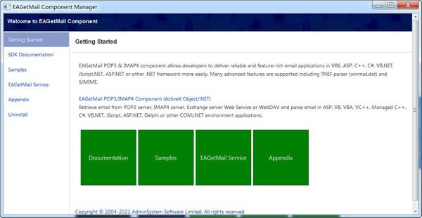 EAGetMail Component Manager-]M-EAGetMail Component Managerd v5.2.1.7ٷʽ