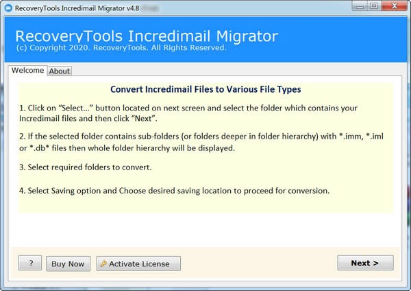 RecoveryTools IncrediMail Migrator-]wƹ-RecoveryTools IncrediMail Migratord v4.8.0ٷʽ