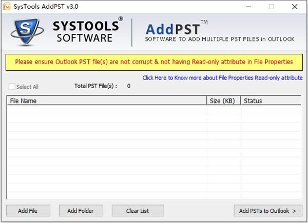 SysTools AddPST-]̎-SysTools AddPSTd v3.0ٷʽ