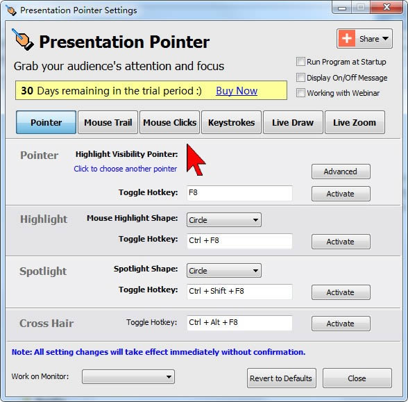 Presentation Pointer-ʾĸָ-Presentation Pointerd v1.6.2ٷʽ