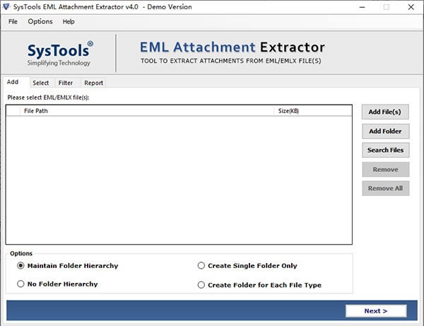 SysTools EML Attachment Extractor-]̎-SysTools EML Attachment Extractord v4.0ٷʽ