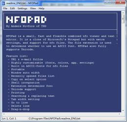 NFOPad(NFO鿴݋)V1.7.0.0ٷ