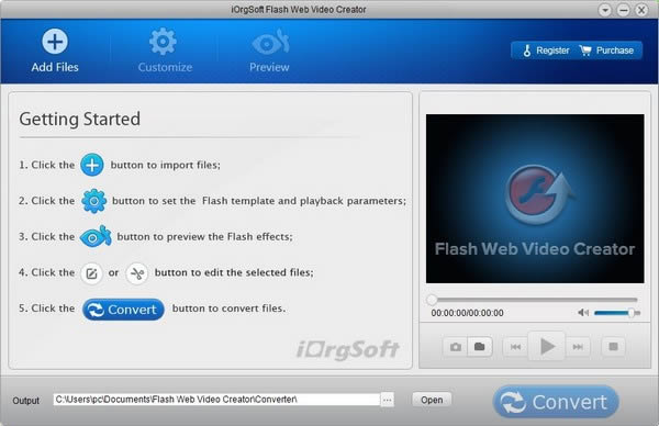 iOrgsoft Flash Web Video Creator-Ƶʽת-iOrgsoft Flash Web Video Creator v5.0.1ٷʽ