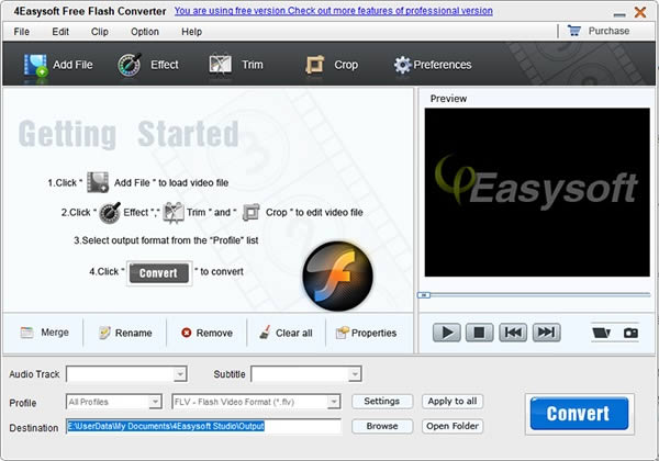 4Easysoft Free Flash Converter؈D