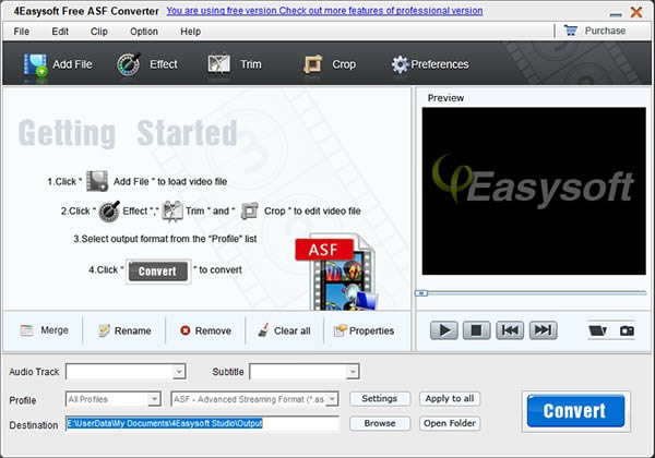 4Easysoft Free ASF Converter؈D