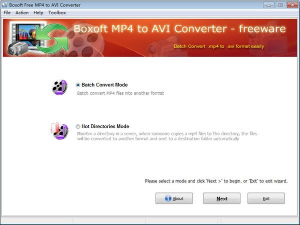 Boxoft free MP4 to AVI Converter- MP4D(zhun)AVID(zhun)Q-Boxoft free MP4 to AVI Converterd v1.0ٷʽ