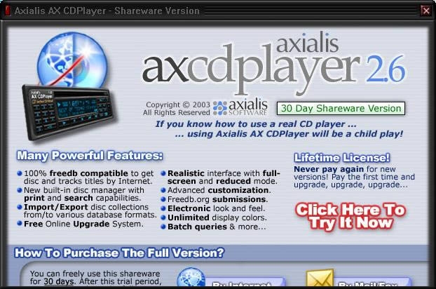 Axialis AX-CDPlayer-CD-Axialis AX-CDPlayer v2.61ٷʽ