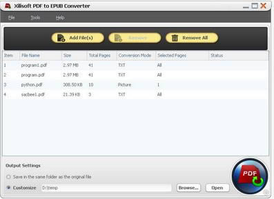 Xilisoft PDF to EPUB Converter-pdfתepubת-Xilisoft PDF to EPUB Converter v2.1ٷʽ