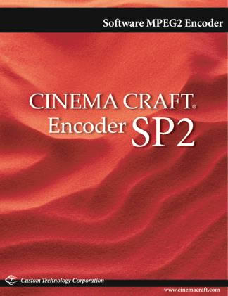 MPEG-2(SVCDDVD)ѹ-Cinema Craft Encoder SP2-MPEG-2(SVCDDVD)ѹ-Cinema Craft Encoder SP2 v1.0ٷʽ