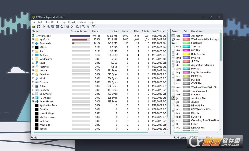 WinDirStatռ÷-WinDirStatռ÷ v1.1.2 ٷʽ