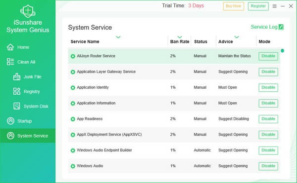 iSunshare System Genius-ϵͳ-iSunshare System Genius v3.0.2.2ٷʽ