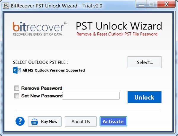 BitRecover PST Unlock Wizard-PSTļ-BitRecover PST Unlock Wizard v2.0ٷʽ