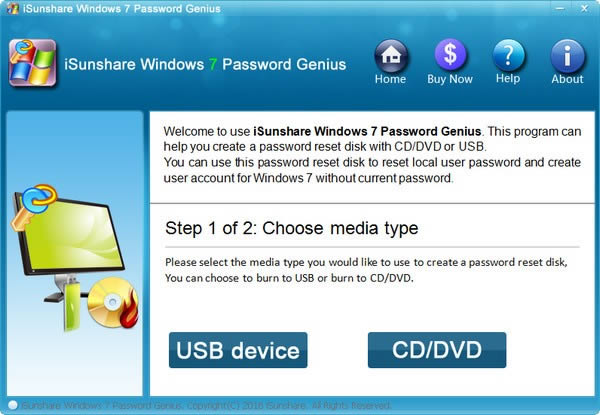 iSunshare Windows 7 Password Genius-Windows7ָ-iSunshare Windows 7 Password Genius v2.1.30ٷʽ